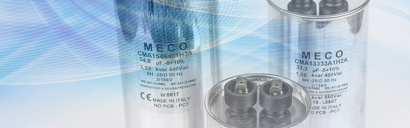 , POWER FACTOR CORRECTION, Meco Capacitors